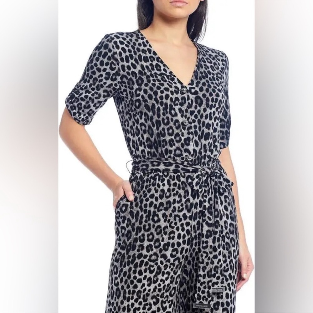 Michael Kors Cheetah / Leopard Print Jumpsuit